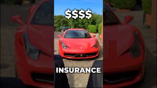 How Much Does Ferrari Insurance ACTUALLY Cost [upl. by Nawoj]