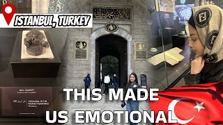 WE SEEN PROPHET MUHAMMAD PBUH BELONGINGS IN ISTANBUL 🇹🇷  TOPKAPI PALACE [upl. by Eigger]