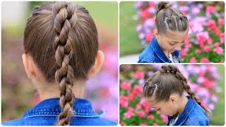 How to Create a Chain Link Braid  Sport Hairstyles [upl. by Knut]