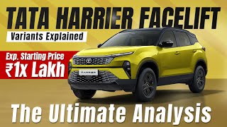 Harrier FL Variants Explained w Exp Prices  Smart O Pure O Adventure Fearless [upl. by Atener]