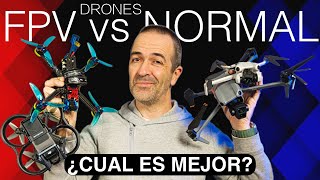 Dron FPV vs Dron NORMAL DJI  ¿Cuál es MEJOR  Diferencias y Comparativa [upl. by Lyda]