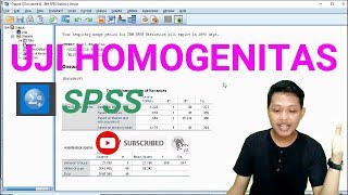 Uji Homogenitas menggunakan SPSS [upl. by Kati]