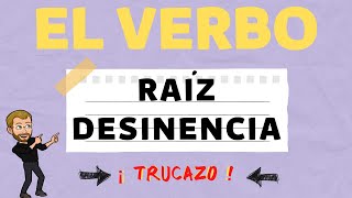 SEPARAR la RAÍZ y la DESINENCIA de los verbos Educación Primaria [upl. by Cavit]