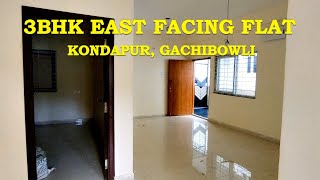 3BHK EAST FACING FLAT l NEAR KONDAPUR GACHIBOWLI [upl. by Eizus]