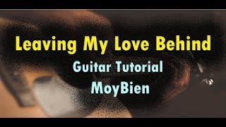 Lewis Capaldi  Leaving My Love Behind GUITAR CHORDS Tutorial [upl. by Yanahs]