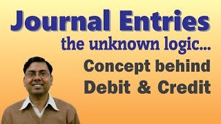 1 Journal Entries Accounting Introduction  Concept Behind Rules of Debit and Credit [upl. by Rodman]