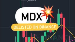 MDX COIN NEXT MOVE  MDX COIN DELISTED ON BINANCE 💥💥 MDX COIN PRICE PREDICTION [upl. by Eelhsa]