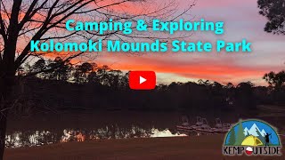 Camping amp Exploring Kolomoki Mounds State Park in Georgia  1st Trip in Our Cargo Camper Conversion [upl. by Altis]