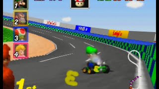 Mario Kart 64  Luigi Raceway N64 [upl. by Dorca]