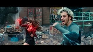 Age of Ultron  Quicksilver Running Scenes HD [upl. by Clance923]