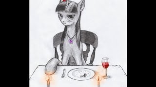 Pony Tales MLP Fanfic Readings A Twilight Dinner Date by Fimbulvinter romancesliceoflife [upl. by Arada180]