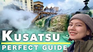 GUNMA🇯🇵 TOP11 Things to do in Kusatsu Onsen Town🏔️ Japan travel vlog [upl. by Toy]