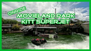 Kitt SuperJet im Movieland Park Gardasee Jetboote 2x 600 PS Onride POV [upl. by Enitsyrk]