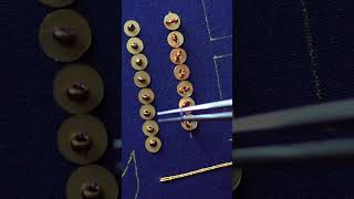 Goldwork embroidery for beginners EP5 goldwork handembroidery embroiderytutorial [upl. by Peppi]