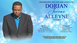 Celebrating the Life amp Legacy of Dorian Jerome Alleyne  quotTommyquot [upl. by Yearwood]