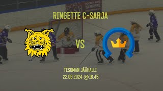 Ilves  KiekkoEspoo C10 22092024 klo 1645 Ringette Cjuniorit Csarja [upl. by Salamanca]