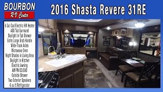 2016 Shasta Revere 31RE Travel Trailer  Bourbon RV Center [upl. by Emmalynne]