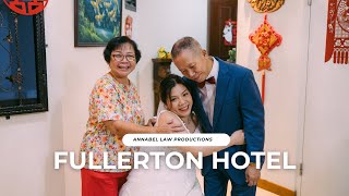 Wedding at Fullerton Hotel updated 2024 Singapore Wedding Videography [upl. by Mcnutt]