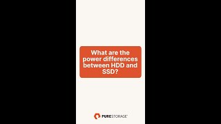 What are the power differences between HDD and SSD [upl. by Metcalf]