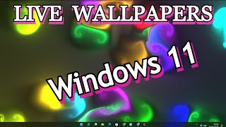 Come Avere Sfondi Animati in Windows 11 ll LIVE WALLPAPER [upl. by Enitsyrhc]