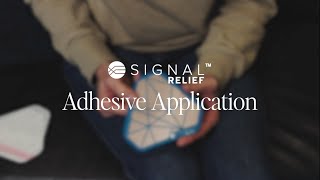 How to Apply Signal Relief Adhesives  Signal Relief [upl. by Eceinahs]