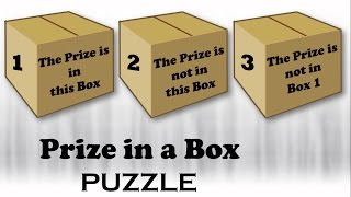 Can you solve quotPrize in a Box PUZZLEquot  Only 37 of people can solve [upl. by Grinnell]