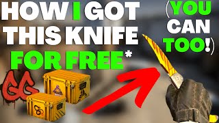 I ACTUALLY Went From Nothing To A Knife In CSGO Heres How [upl. by Ydok694]