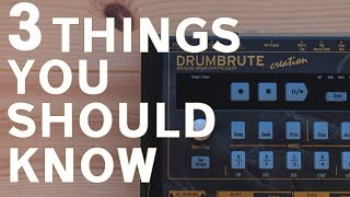 What Nobody Says about the DrumBrute  3 Drumbrute Tips [upl. by Duane]