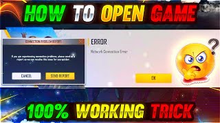 How To Solve Network Connection Error Glitch 😱🔥 100 Working Trick😎  Garena free fire [upl. by Eillod]