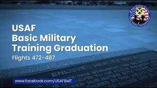 USAF Basic Military Training Graduation Ceremony Flights 472487 — July 25 2024 [upl. by Ellard631]