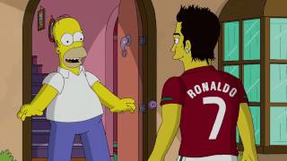 Cristiano Ronaldo on The Simpsons HD [upl. by Eenat187]