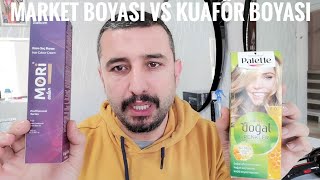 evde saç boyarken yapılan hatalar market boyası mı🤔 kuaför boyası mı🤔 kuaförden boya kıyaslama [upl. by Nami528]