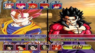 Dragon Ball Z Budokai Tenkaichi 3 Team God vs Team SSJ4 [upl. by Ennael]