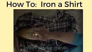 How To Iron a Dress Shirt [upl. by Aydne]