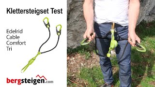 Test Edelrid Cable Comfort Tri Klettersteigset [upl. by Yartnod427]