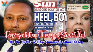 Representation Theory of Stuart Hall  Media Studies amp Mass Communication Theory [upl. by Troth264]