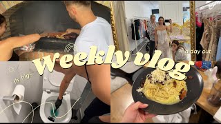 WEEKLY VLOG  Čišćenje stana pravimo roštilj sa društvom [upl. by Nnaeed]