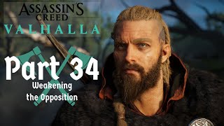 Assassins Creed Valhalla Game Guide  Part 34  Weakening the Opposition [upl. by Cacie]