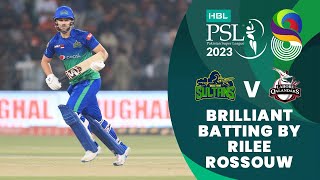 Brilliant Batting By Rilee Rossouw  Multan vs Lahore  Match 34 Final  HBL PSL 8  MI2T [upl. by Ehcor]