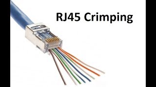 RJ45 Crimping Technic in Hindi  RJ45 कनेक्टर को कैसे लगाते है  MIE [upl. by Biddie]