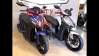 Kymco Agility S 125i  Blau und Grau  Walkaround Infos [upl. by Tillio]