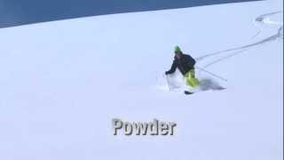 Telemark Powder Lesson from Telemark Tips App [upl. by Maril]