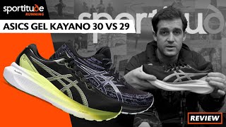 Asics Gel Kayano 30 vs 29 Comparison Shoe Review  Sportitude Running [upl. by Newkirk]