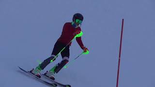 Tommis Slalom Training Punta Jolanda Gressoney 301223 [upl. by Jamille]