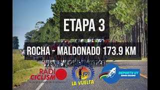 Vuelta Ciclista del Uruguay  Edición 79  Etapa 3 Rocha  Maldonado 1739km [upl. by Fritzie]