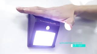 Waterproof Solar Sensor Wall Light [upl. by Crosby322]