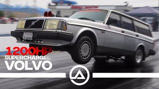 Daily Driven 1200 hp Volvo Destroys Tires [upl. by Eramat]