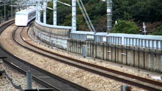 Shinkansen 300 Hikari 470 F1 at Ohtsu Tunnel [upl. by Ferino705]