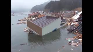 3112011 Tsunami Hitting Ayukawa amp Ogatsu Towns Ishinomaki City Compilation [upl. by Ellennoj244]