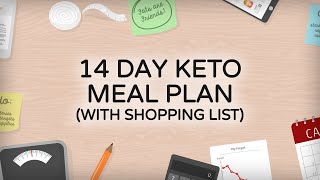 14Day Keto Diet Meal Plan with Shopping List [upl. by Gussie]